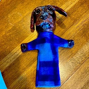 Handmade Puppy Puppet